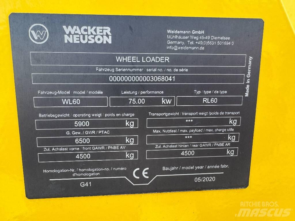 Wacker Neuson WL60 Kolesni nakladalci