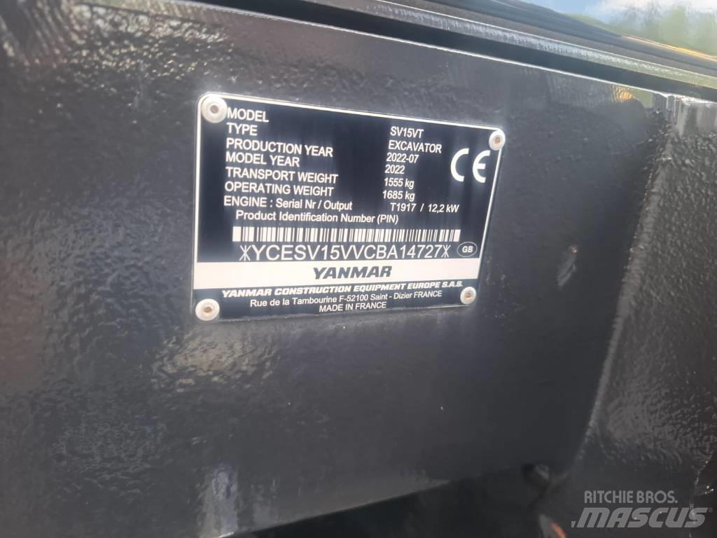 Yanmar SV 15 VT Mini bagri <7t