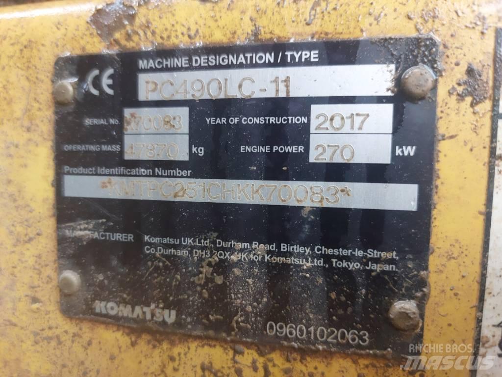 Komatsu PC490LC-11 Bagri goseničarji