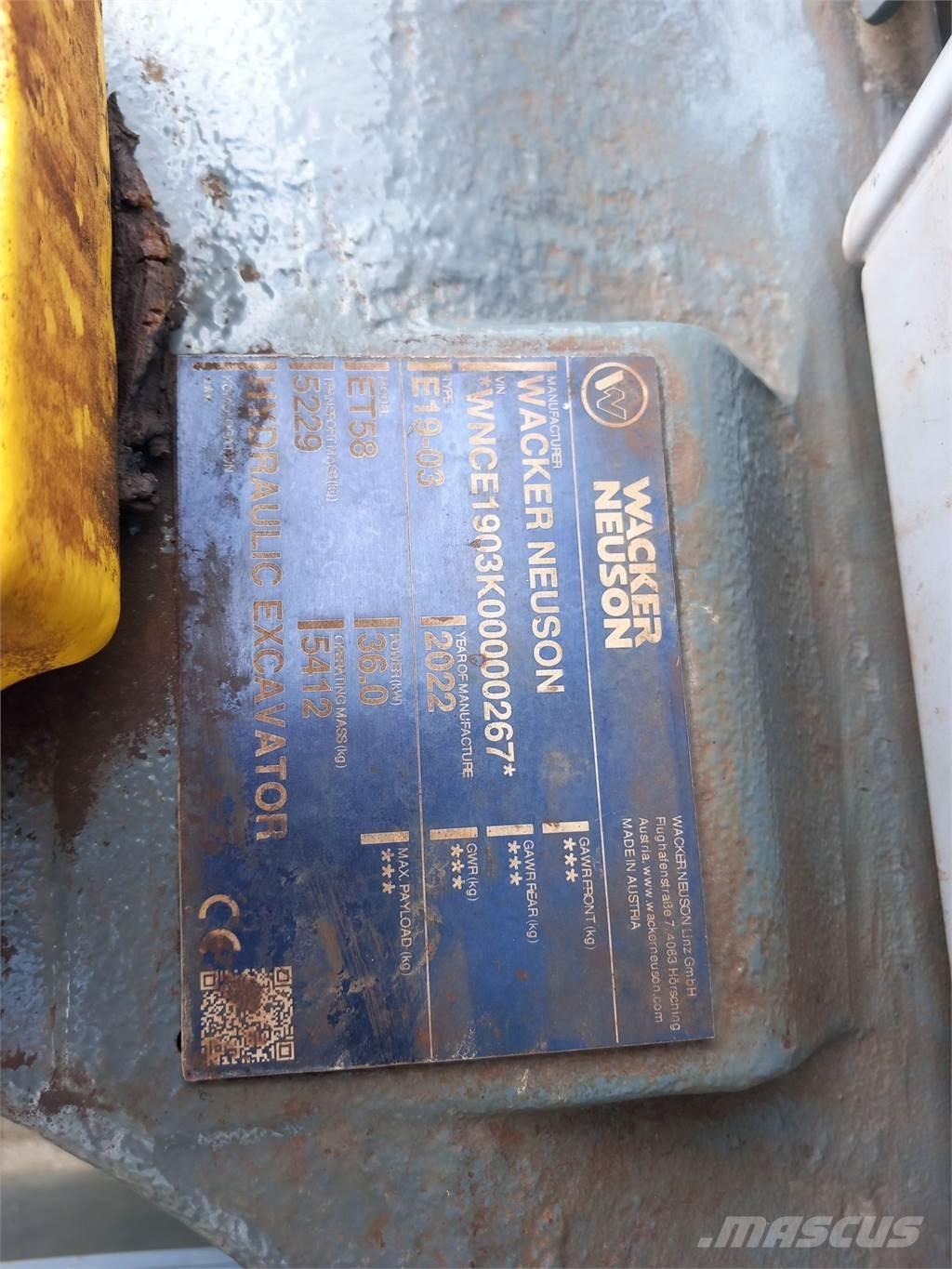 Wacker Neuson ET58 Bagri goseničarji