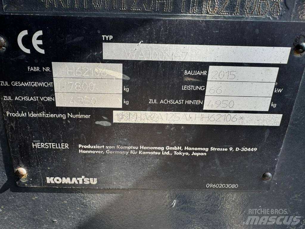 Komatsu WA100M-7 Kolesni nakladalci