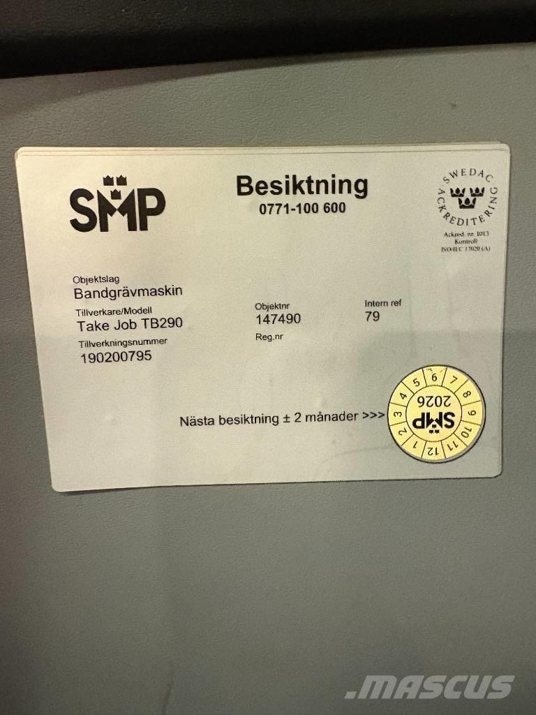 Takeuchi TB290 Midi bagri 7t – 12t