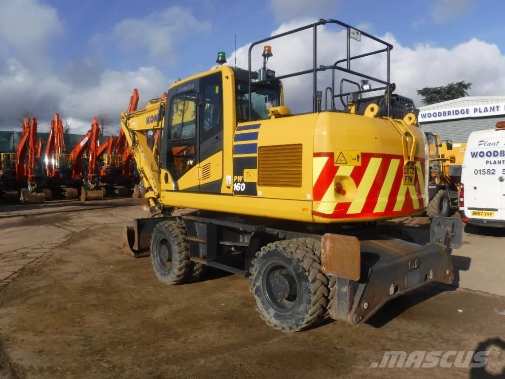 Komatsu PW 160-11 Bagri na kolesih
