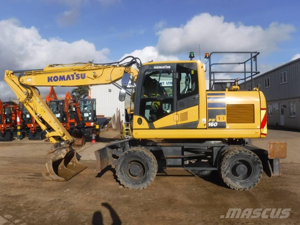 Komatsu PW 160-11 Bagri na kolesih