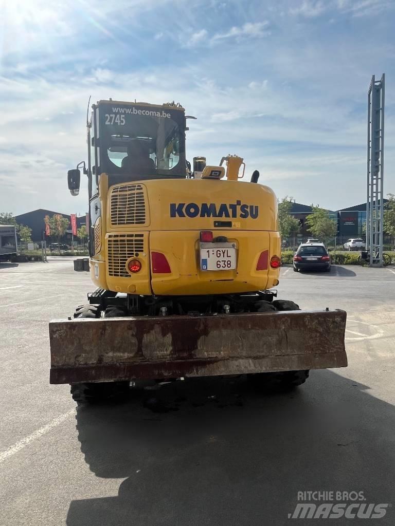 Komatsu PW98MR-10 Bagri na kolesih