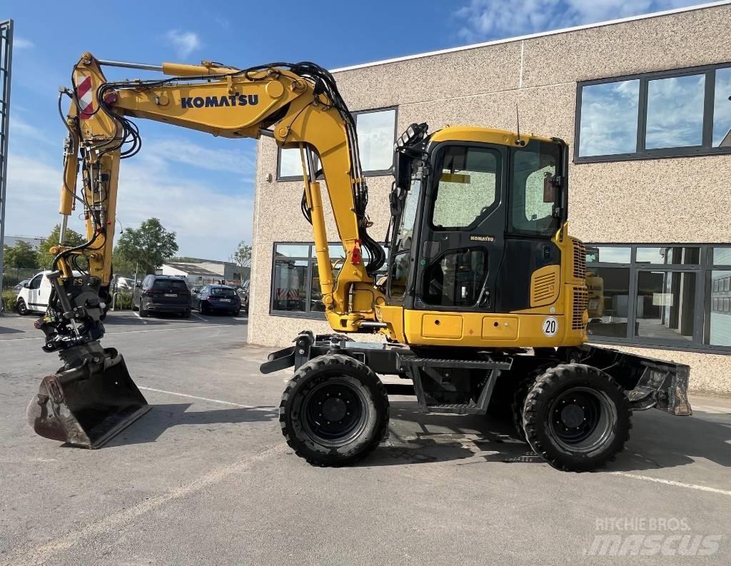 Komatsu PW98MR-10 Bagri na kolesih