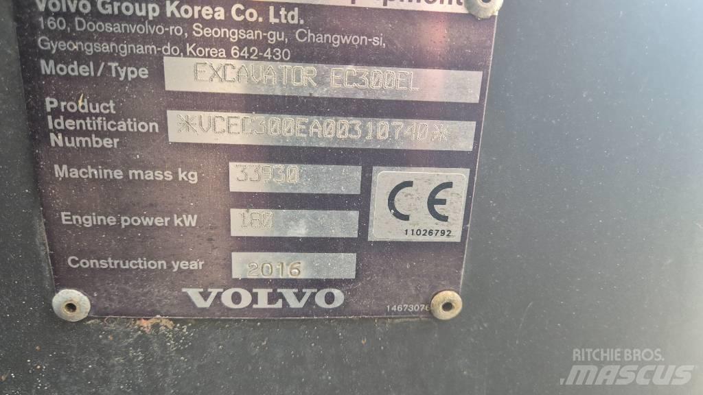 Volvo EC300EL Bagri goseničarji