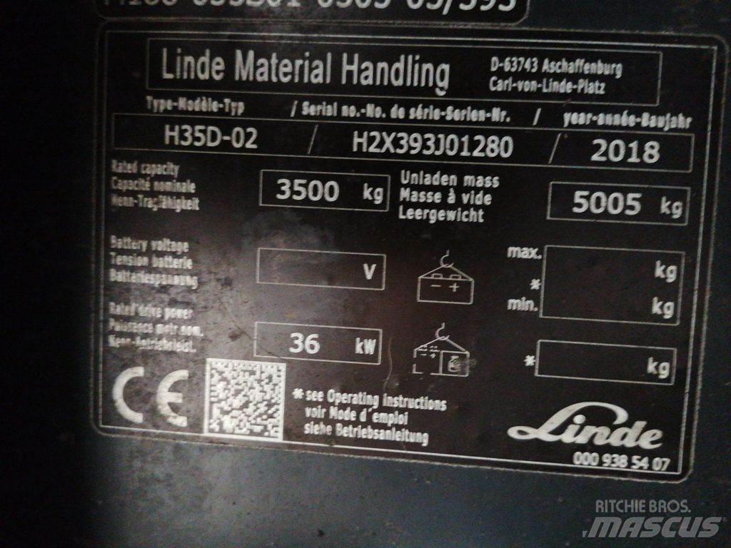 Linde H35D-02 Dizelski viličarji