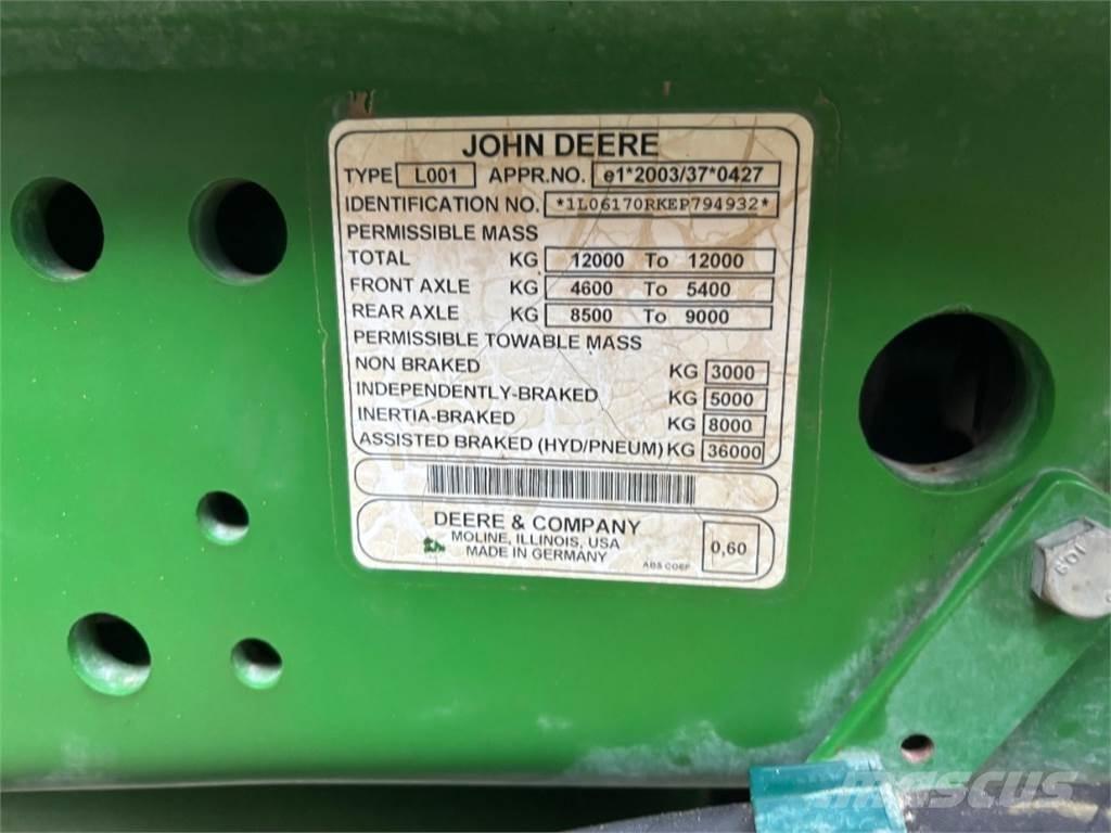 John Deere 6170R Traktorji