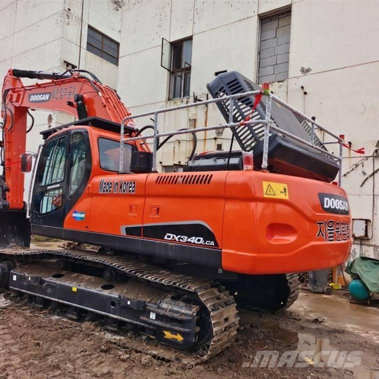 Doosan DX 340 LC Bagri goseničarji