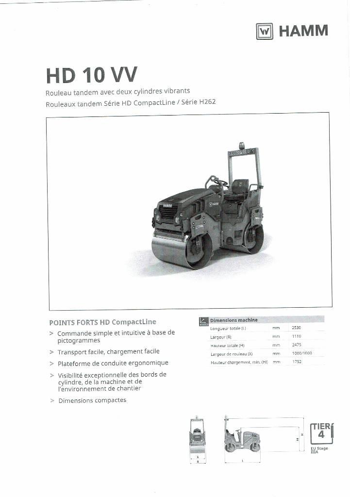 Hamm HD 10 VV Dvojni valjarji