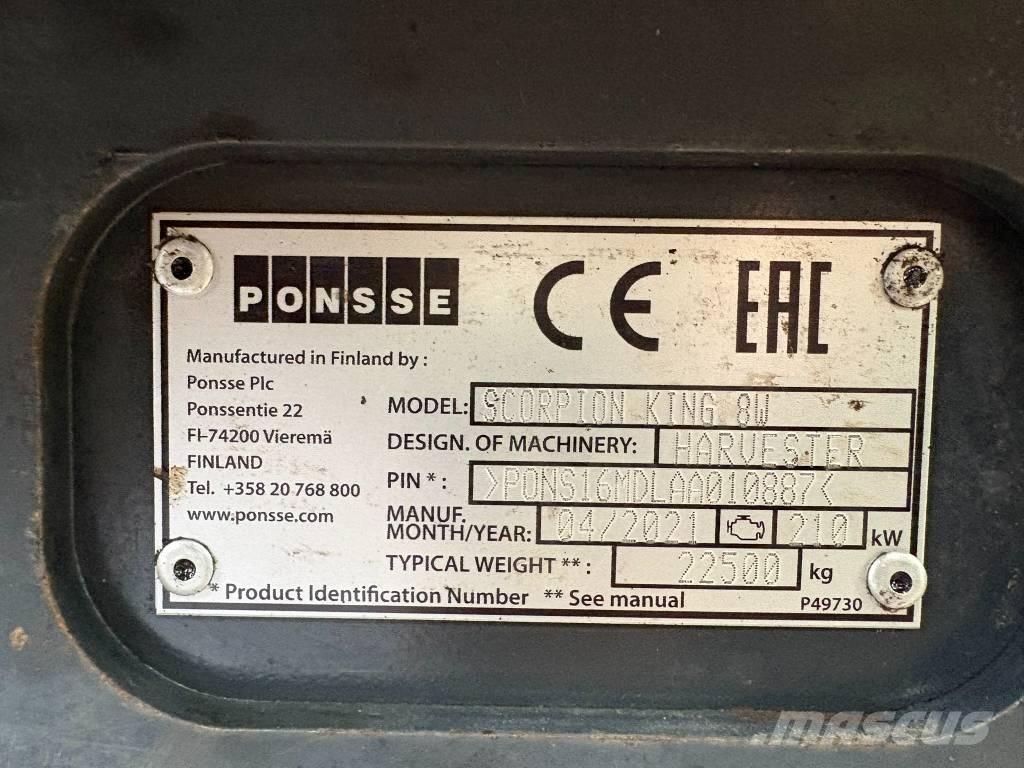 Ponsse Scorpion King Harvesterji