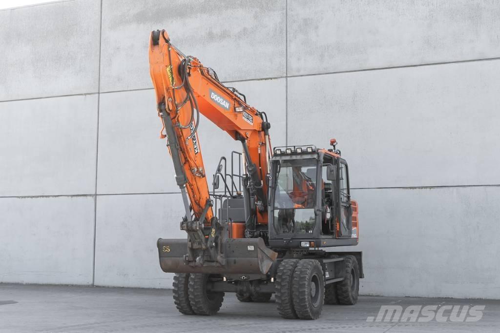 Doosan DX 140 W Bagri na kolesih