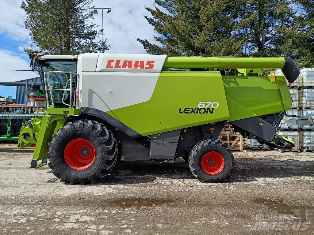 CLAAS Lexion 670 Kombajni