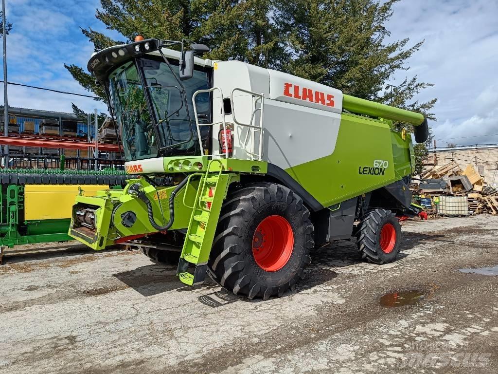 CLAAS Lexion 670 Kombajni