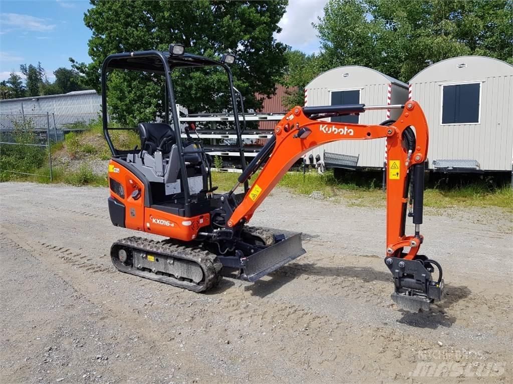 Kubota KX016-4 Mini bagri <7t