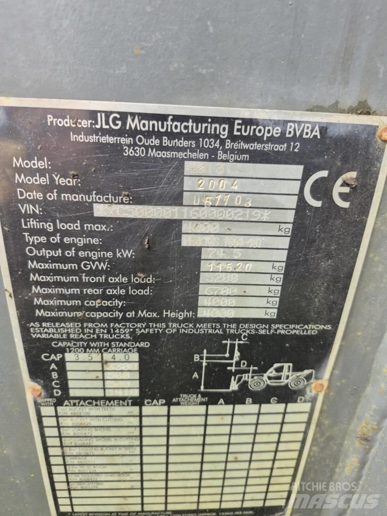 JLG 4013 Teleskopski kolesni nakladalci