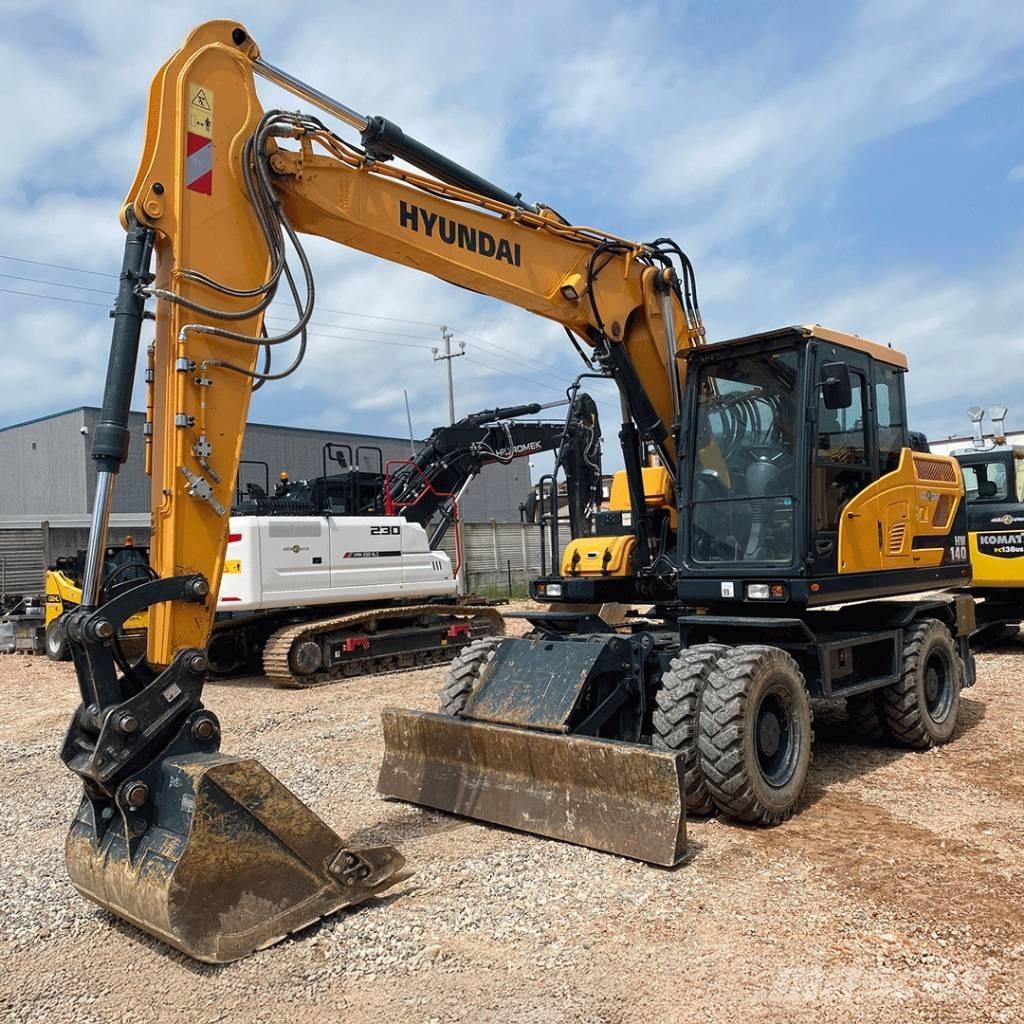 Hyundai HW140 Bagri na kolesih