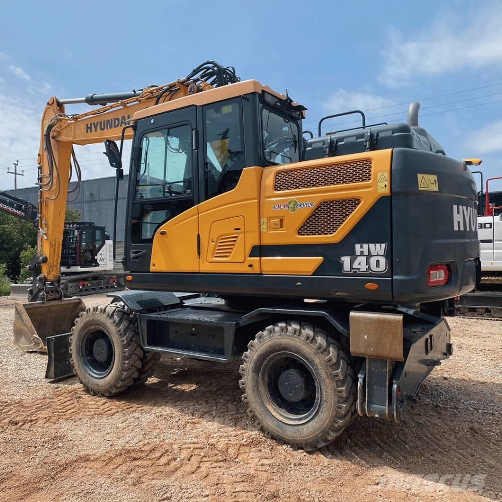 Hyundai HW140 Bagri na kolesih