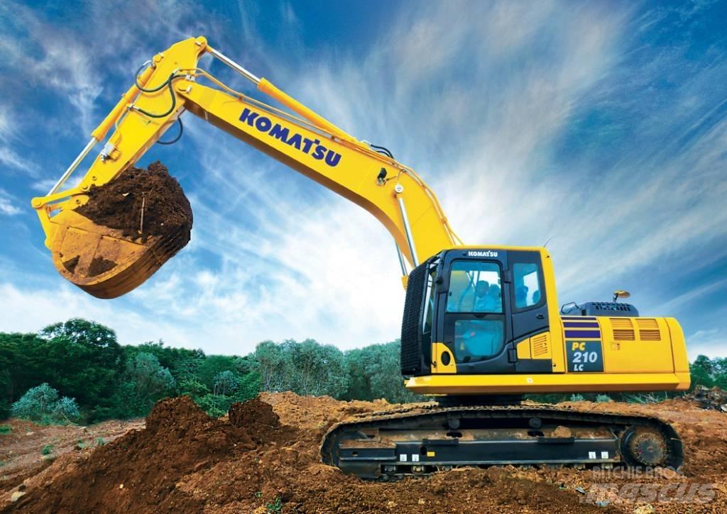 Komatsu PC 210 LC Bagri goseničarji