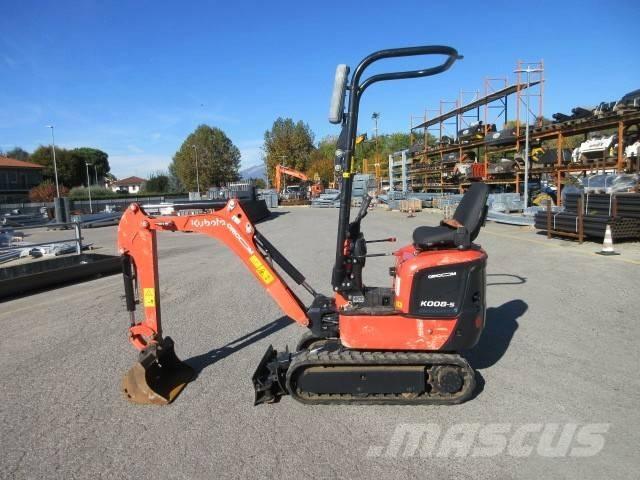 Kubota K 008-5 Mini bagri <7t