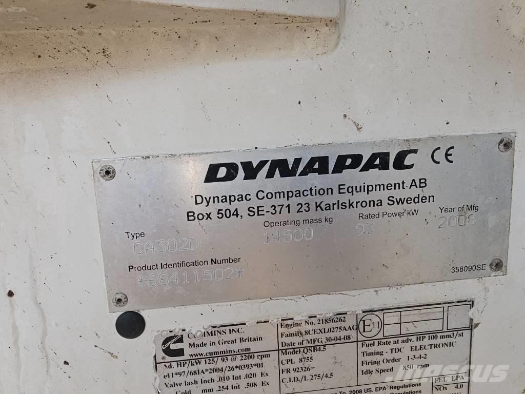 Dynapac CA 302 D Enojni valjarji