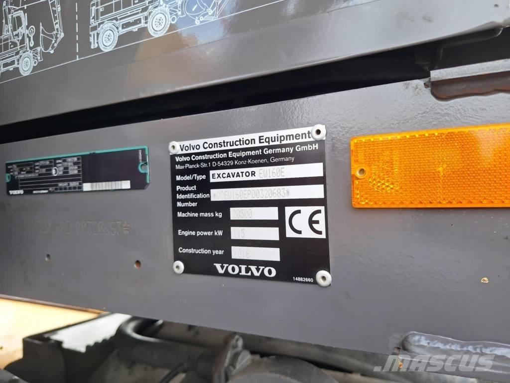Volvo EW 160 E Bagri na kolesih