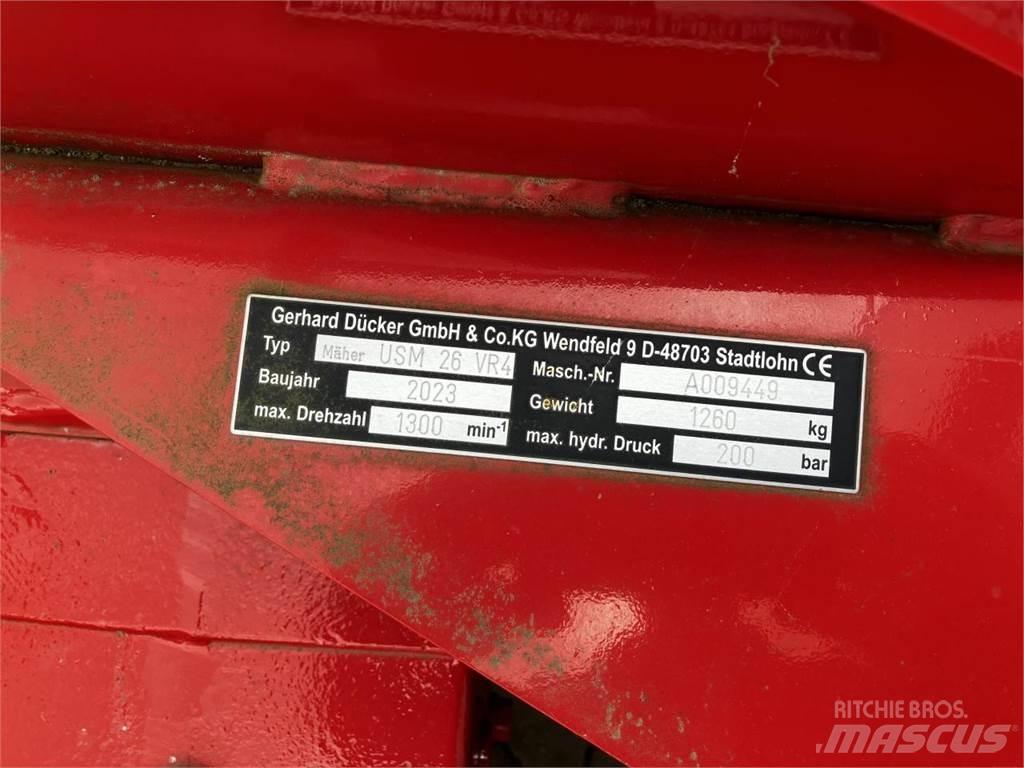 Dücker USM-26 VR4 Kosilnice za pašnike