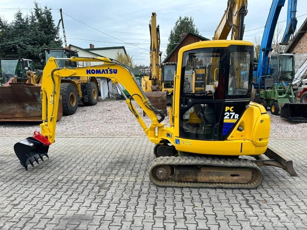 Komatsu PC 27 R-8 Mini bagri <7t