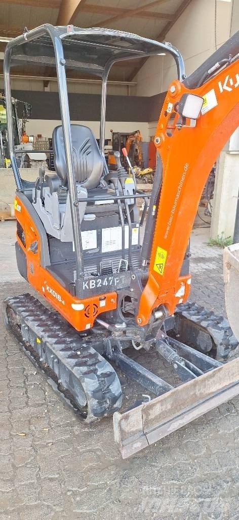Kubota KX 018-4 Mini bagri <7t