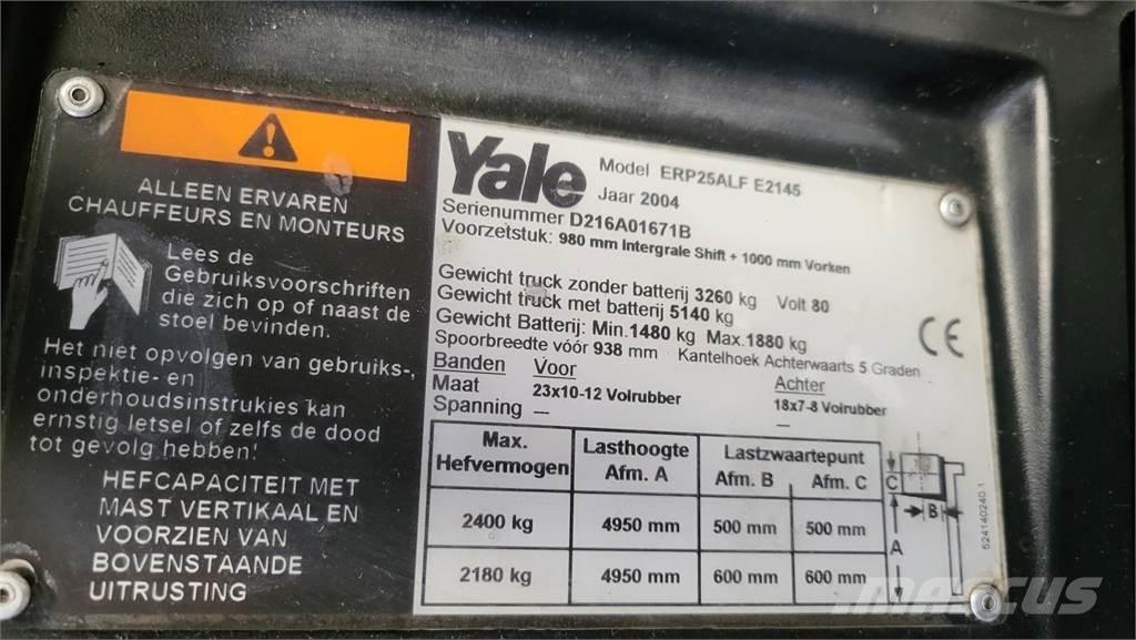 Yale ERP25ALF Električni viličarji