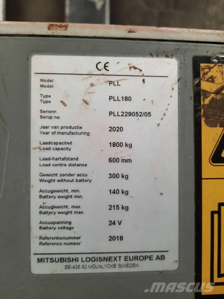 UniCarriers PLL180 Električni nizko dvižni viličar