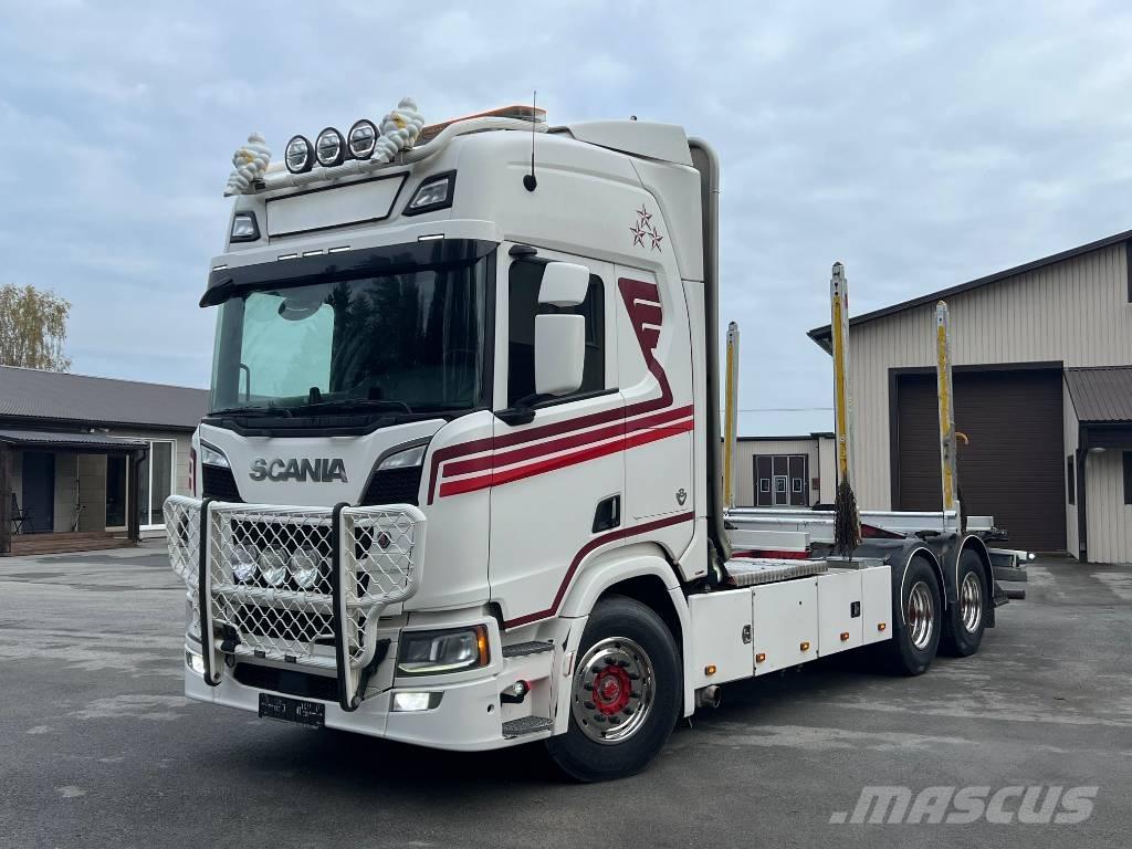 Scania R 730 B6X4NB Tovornjaki za hlode