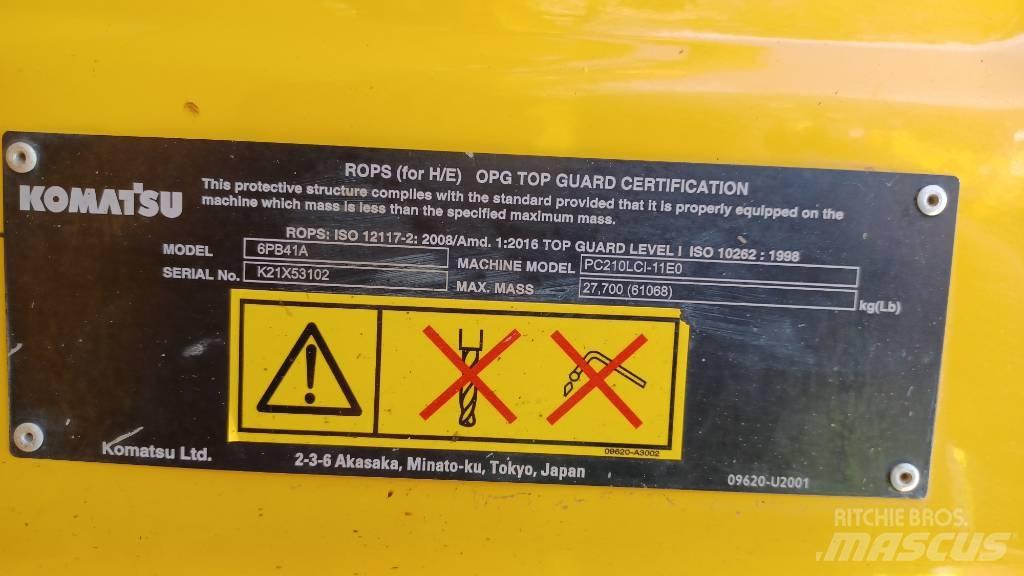 Komatsu PC210LCi-11 Bagri goseničarji