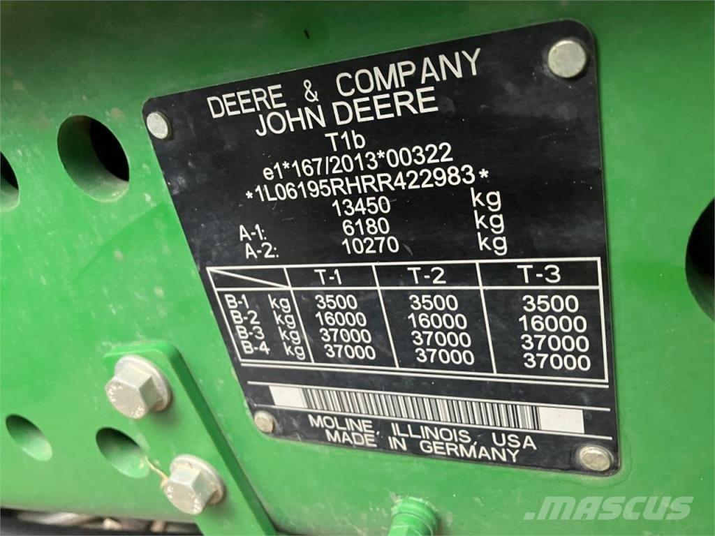 John Deere 6R 195 Traktorji