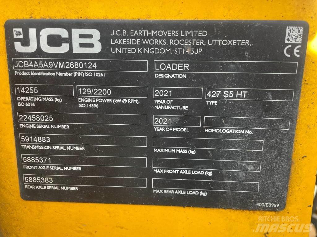 JCB 427 HT Kolesni nakladalci