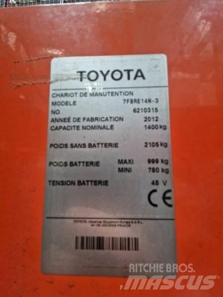 Toyota 7FBRE14N Samopogonski ročni viličarji