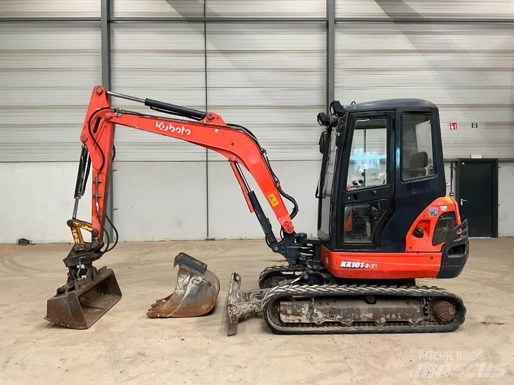 Kubota KX 101-3 A 3 Mini bagri <7t