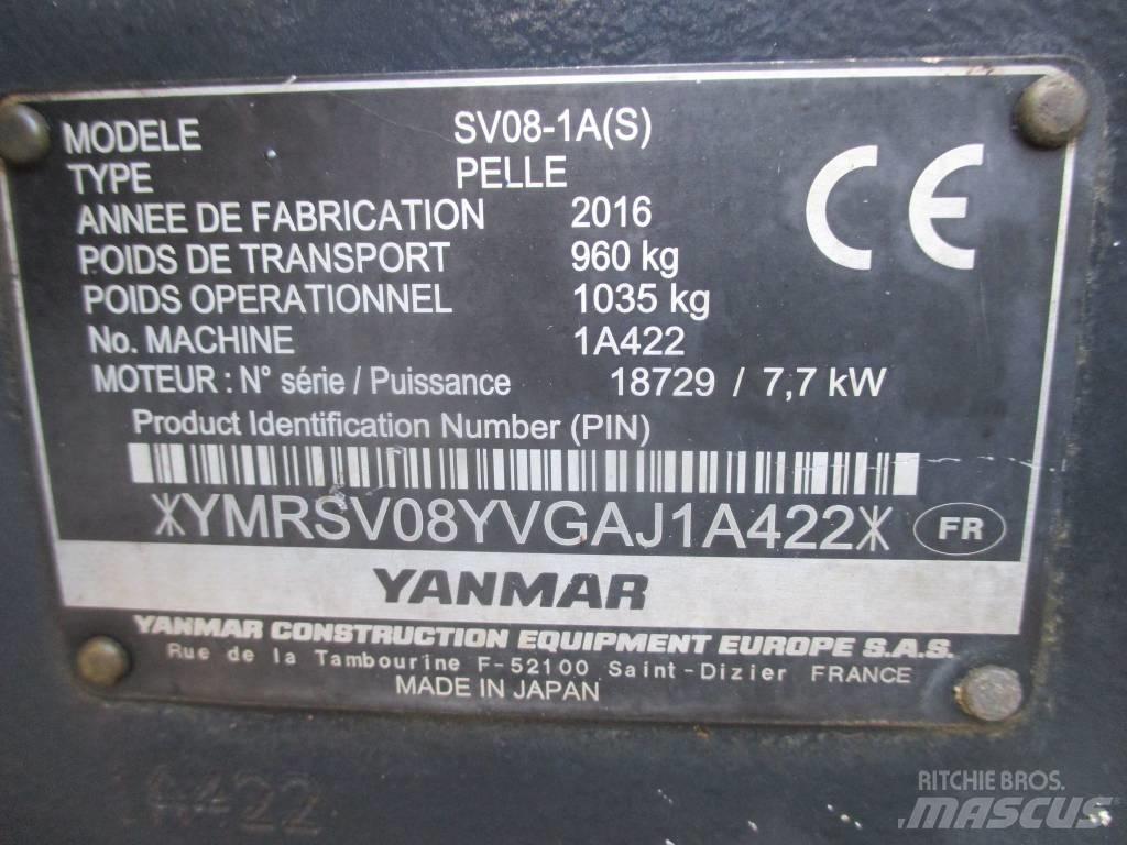 Yanmar SV 08-1 A Mini bagri <7t