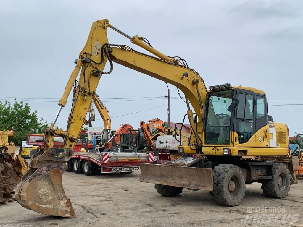 Komatsu PW 140-7 Bagri na kolesih