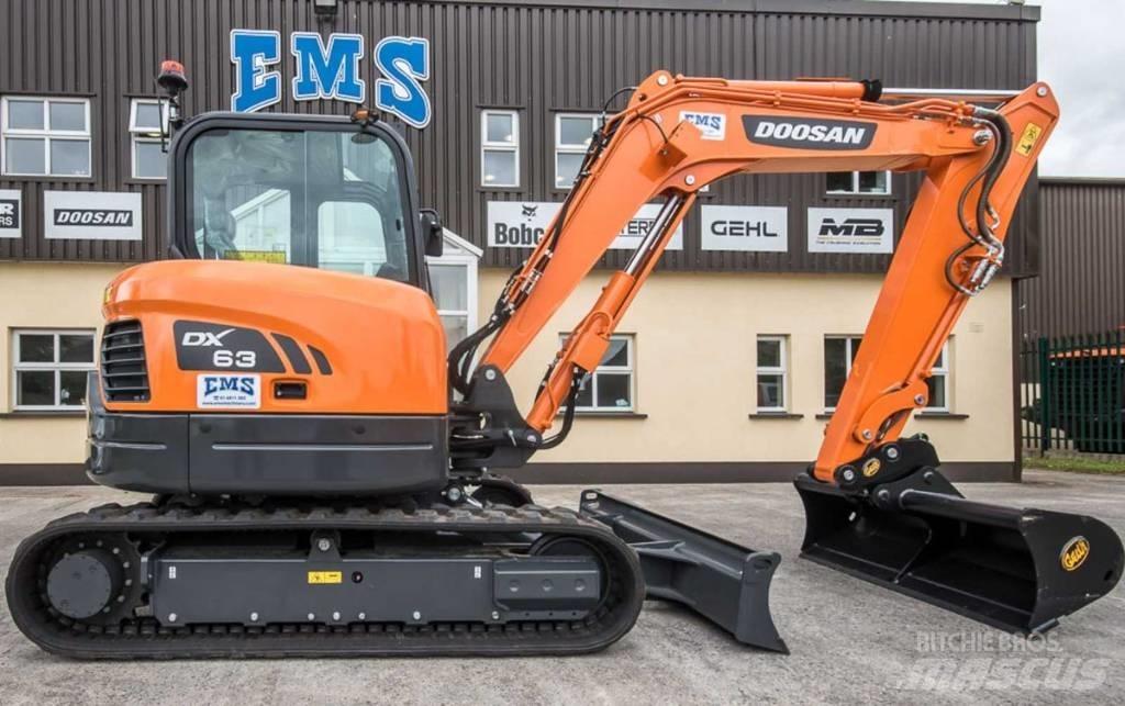 Doosan DX 63-3 Mini bagri <7t