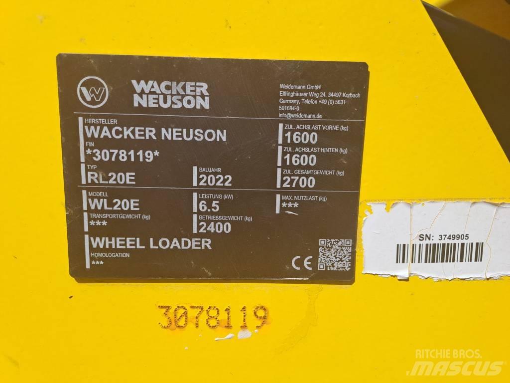 Wacker Neuson WL20e Kolesni nakladalci