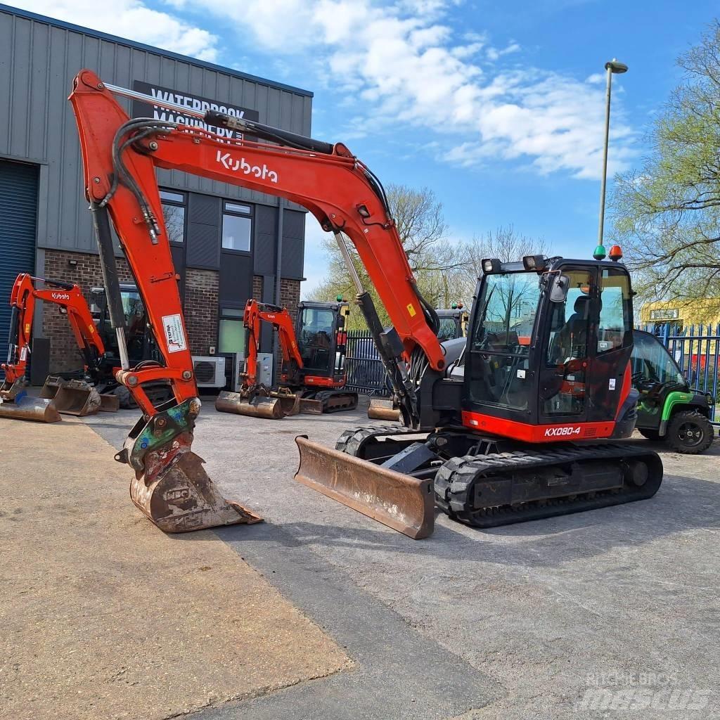 Kubota KX080-4 Midi bagri 7t – 12t