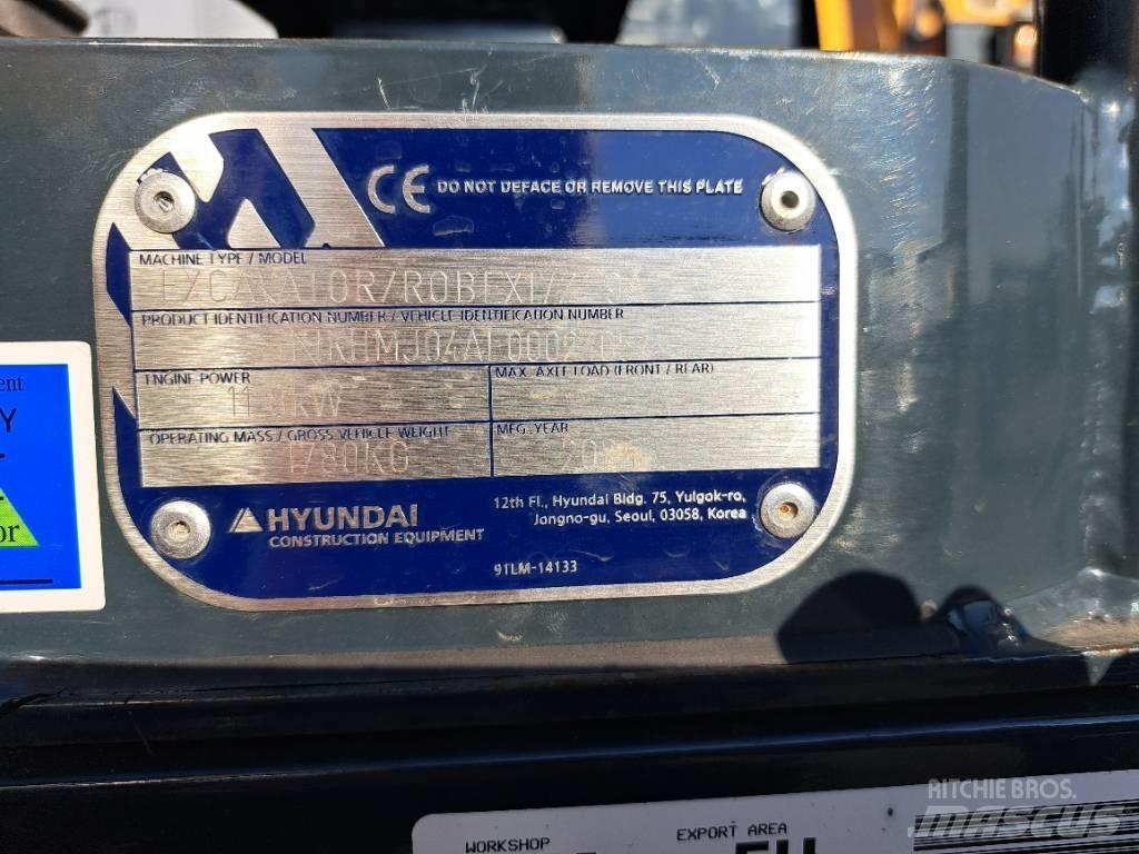 Hyundai R17Z-9AK Mini bagri <7t
