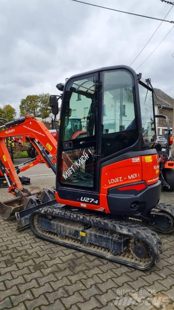 Kubota U 27-4 Mini bagri <7t