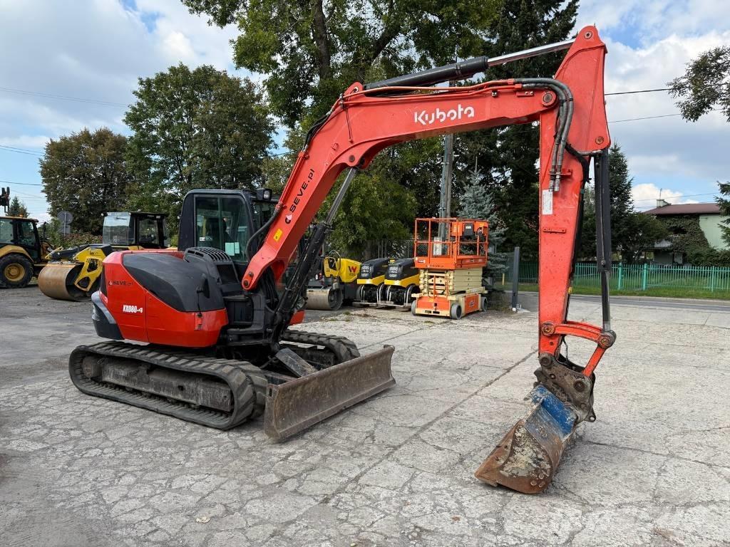 Kubota KX 080-4 Midi bagri 7t – 12t