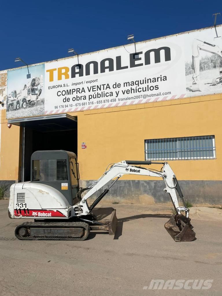 Bobcat 331 Mini bagri <7t