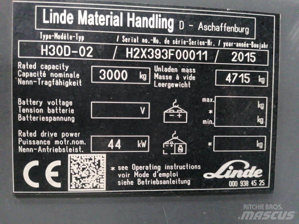 Linde H30D-02 Dizelski viličarji