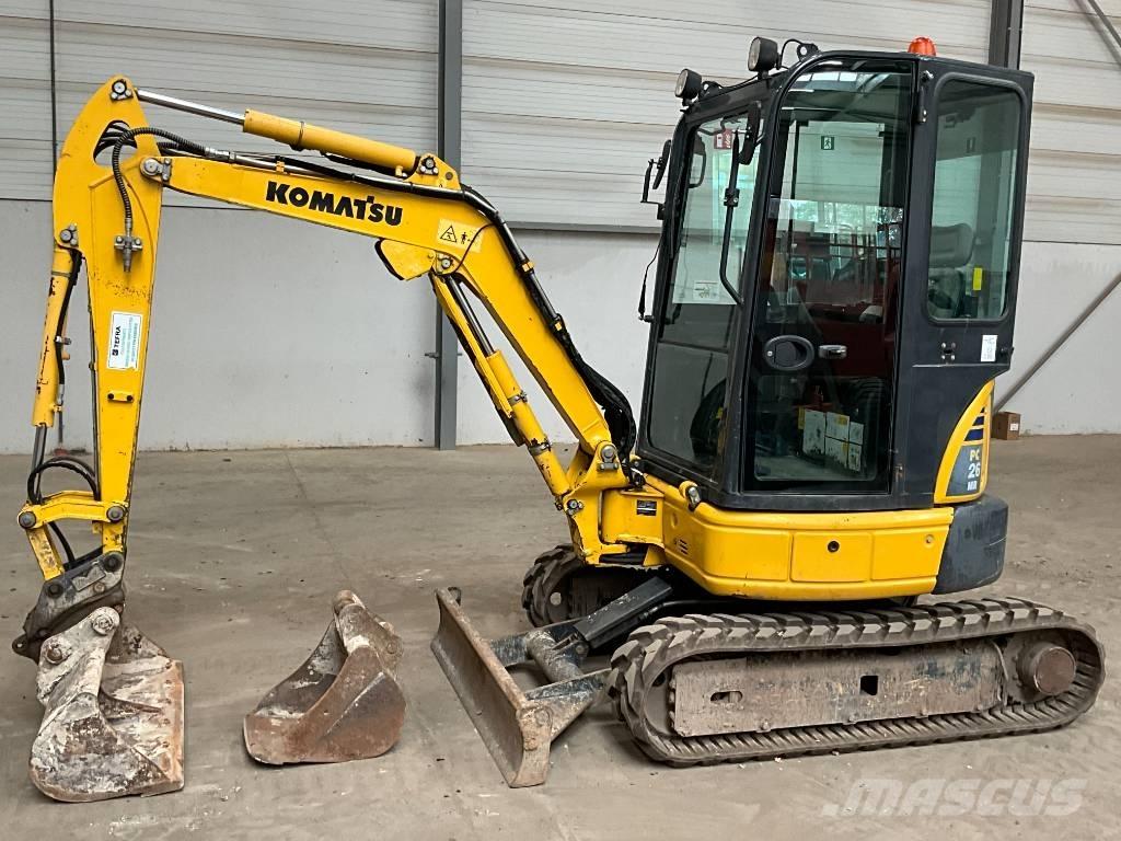Komatsu PC 26 MR-3 Mini bagri <7t