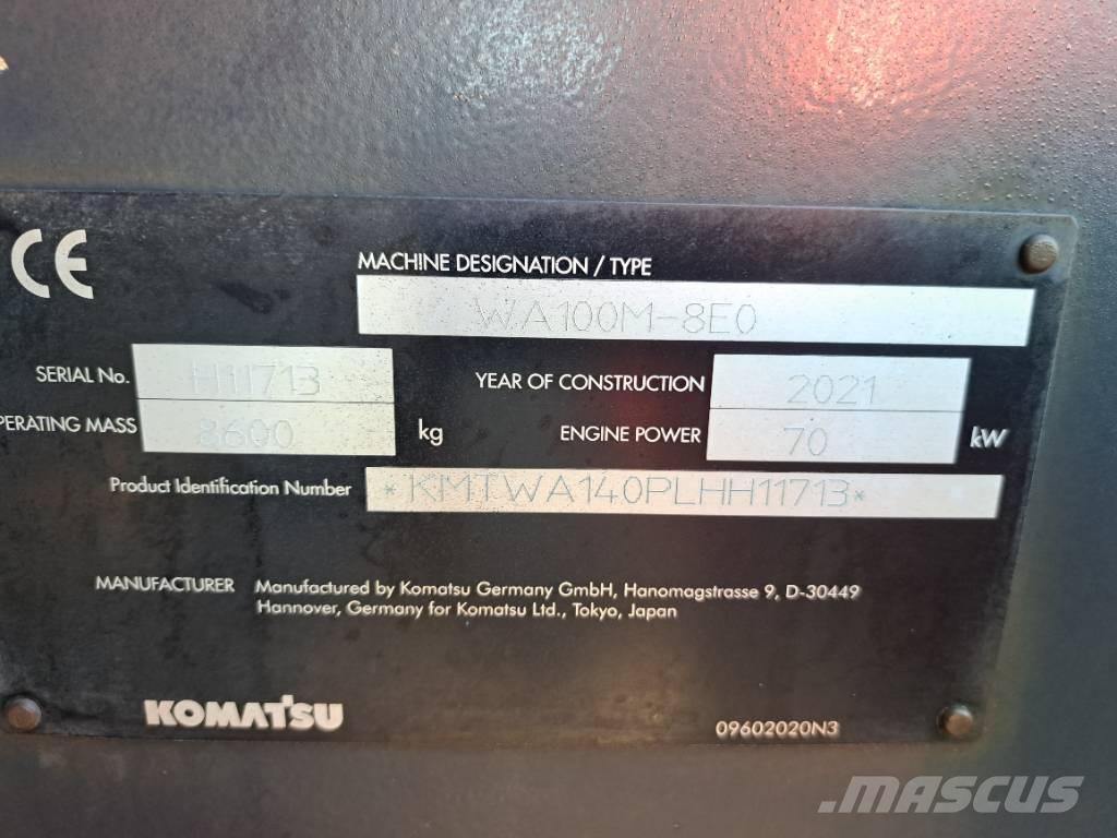 Komatsu WA 100 M-8 Kolesni nakladalci